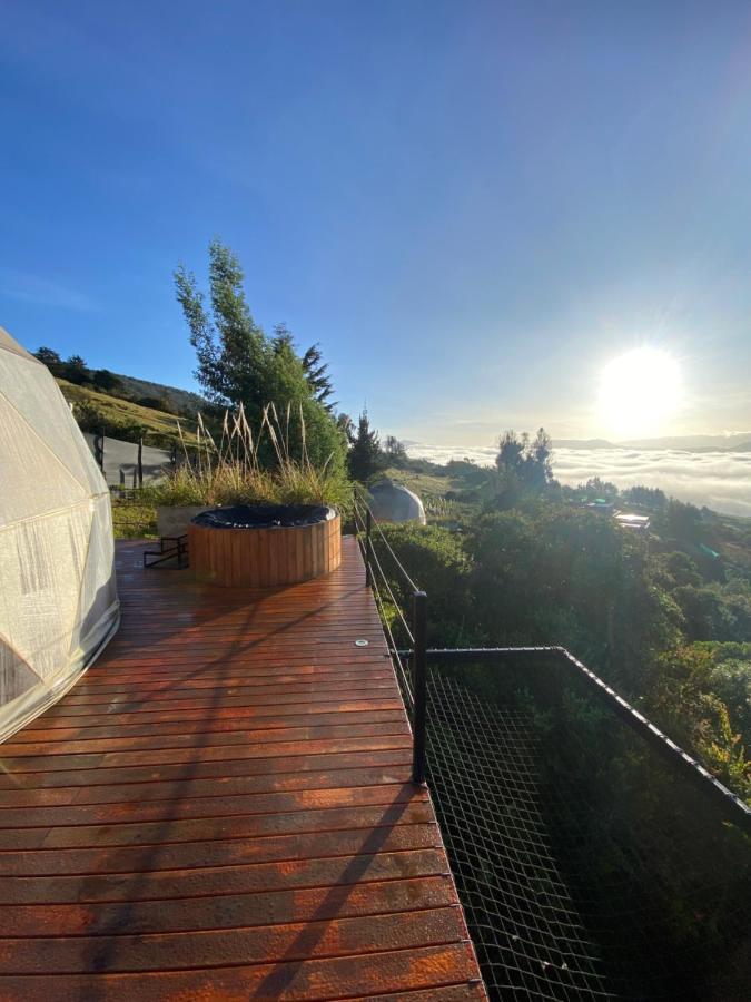 Casa Oro Glamping Hostel Guatavita Exterior foto
