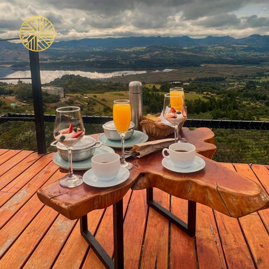 Casa Oro Glamping Hostel Guatavita Exterior foto